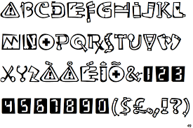 Ouch Font preview